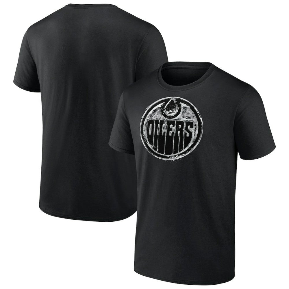 Edmonton Oilers Iced Out T-Shirt Black