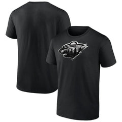 Minnesota Wild Iced Out T-Shirt Black
