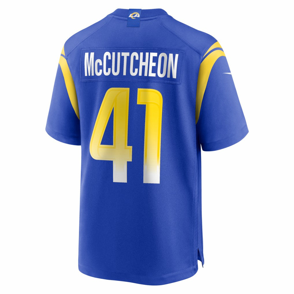 Cameron McCutcheon Los Angeles Rams Game Jersey - Royal