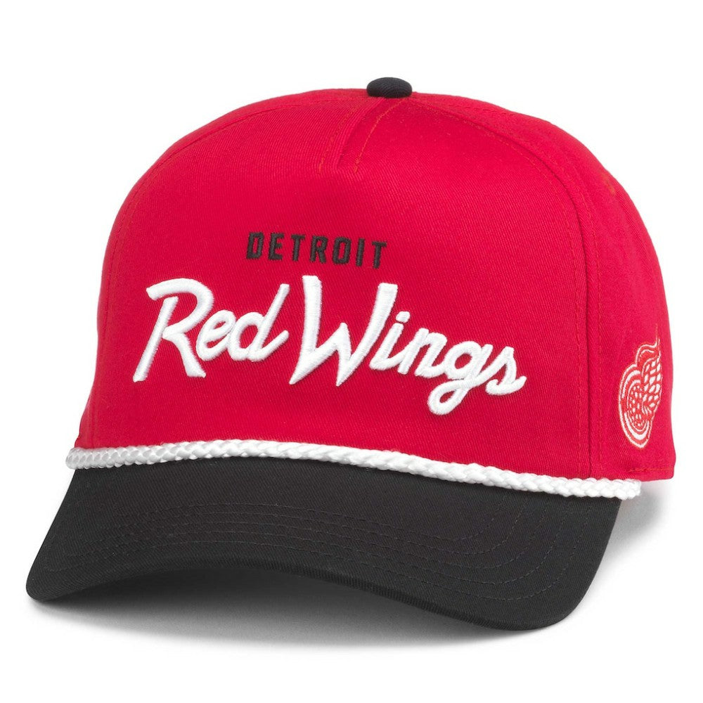 Detroit Red Wings American Needle Roscoe Washed Twill Adjustable Hat Red/Black