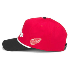 Detroit Red Wings American Needle Roscoe Washed Twill Adjustable Hat Red/Black