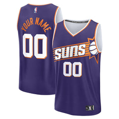 Phoenix Suns Youth Fast Break Custom Replica Jersey - Purple - Icon Edition