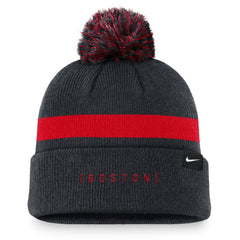 Boston Red Sox Hometown Peak Cuffed Knit Hat with Pom Navy | Nike