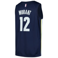 Ja Morant Memphis Grizzlies Swingman Player Jersey - Icon Edition - Navy