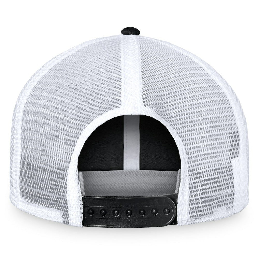 Vegas Golden Knights Fanatics Free Kick Trucker Adjustable Hat Black/White