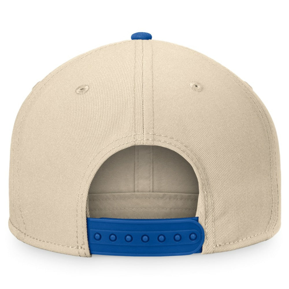 New York Islanders Fanatics Goalaso Snapback Hat Cream/Royal