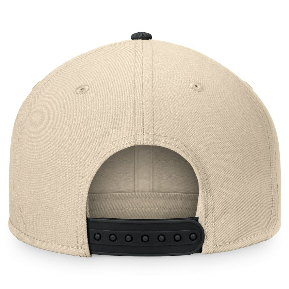 Pittsburgh Penguins Fanatics Goalaso Snapback Hat Cream/Black
