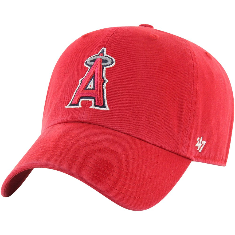 Los Angeles Angels Clean Up Adjustable Hat Red | 47 brand