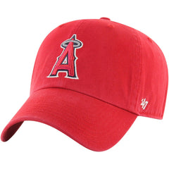 Los Angeles Angels Clean Up Adjustable Hat Red | 47 brand