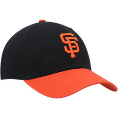 San Francisco Giants Clean Up Adjustable Hat Black/Orange | 47 brand