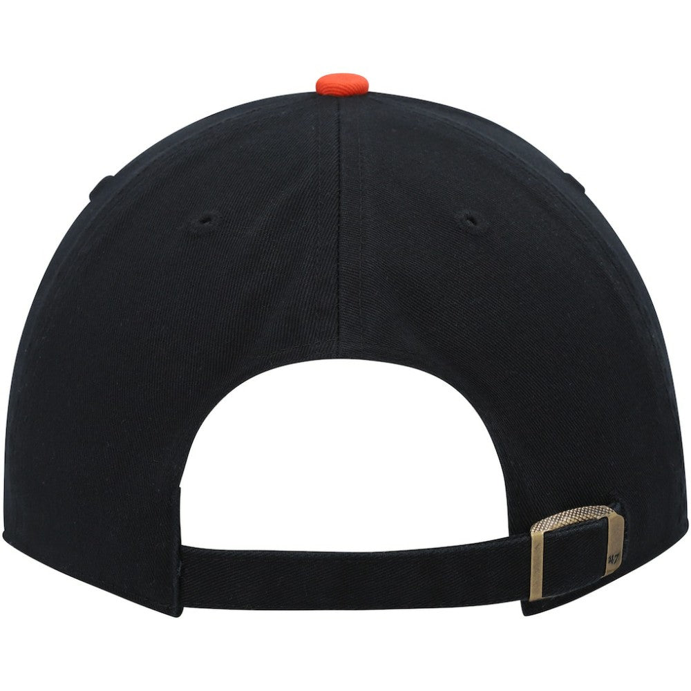 San Francisco Giants Clean Up Adjustable Hat Black/Orange | 47 brand