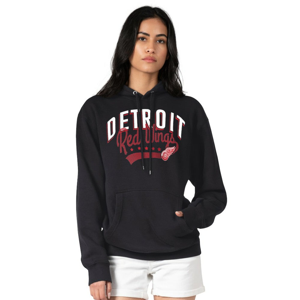 Detroit Red Wings G-III 4Her by Carl Banks Women's Filigree Logo Pullover Hoodie – Black