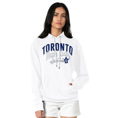 Toronto Maple Leafs G-III 4Her by Carl Banks Women's Filigree Logo Pullover Hoodie – White
