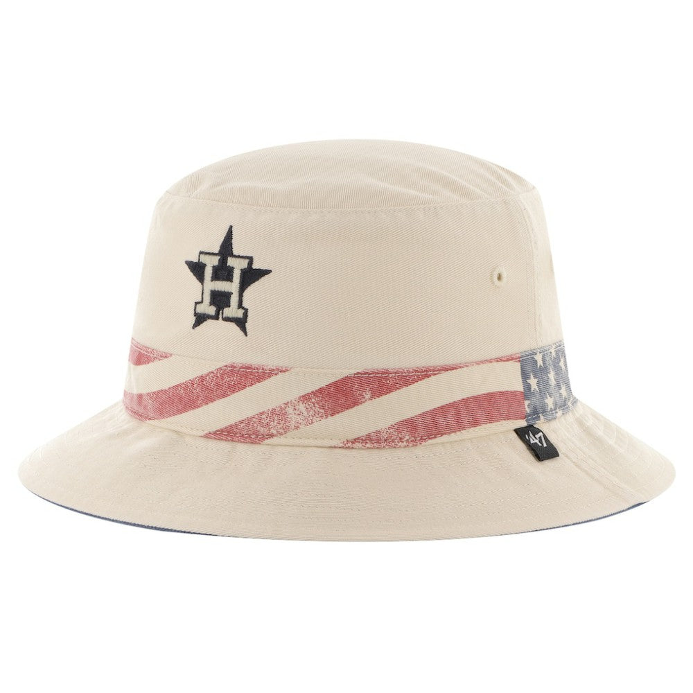 Houston Astros Glory Daze Bucket Hat Khaki | 47 brand