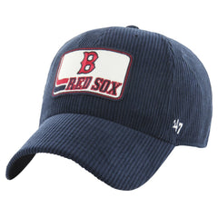 Boston Red Sox Wax Pack Collection Corduroy Clean Up Adjustable Hat Navy | 47 brand