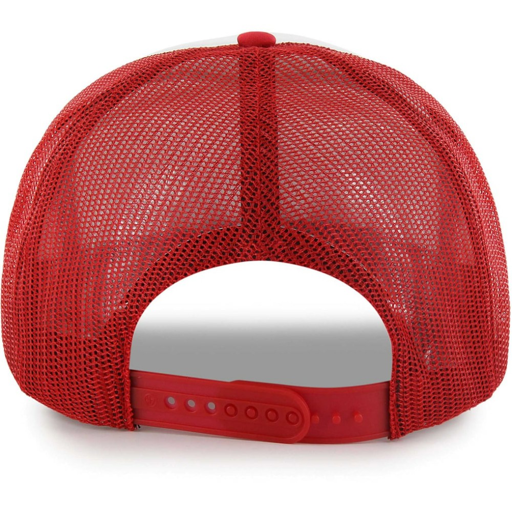 Boston Red Sox Retro Region Foam Trucker Adjustable Hat Red | 47 brand