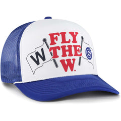 Chicago Cubs Retro Region Foam Trucker Adjustable Hat Royal | 47 brand