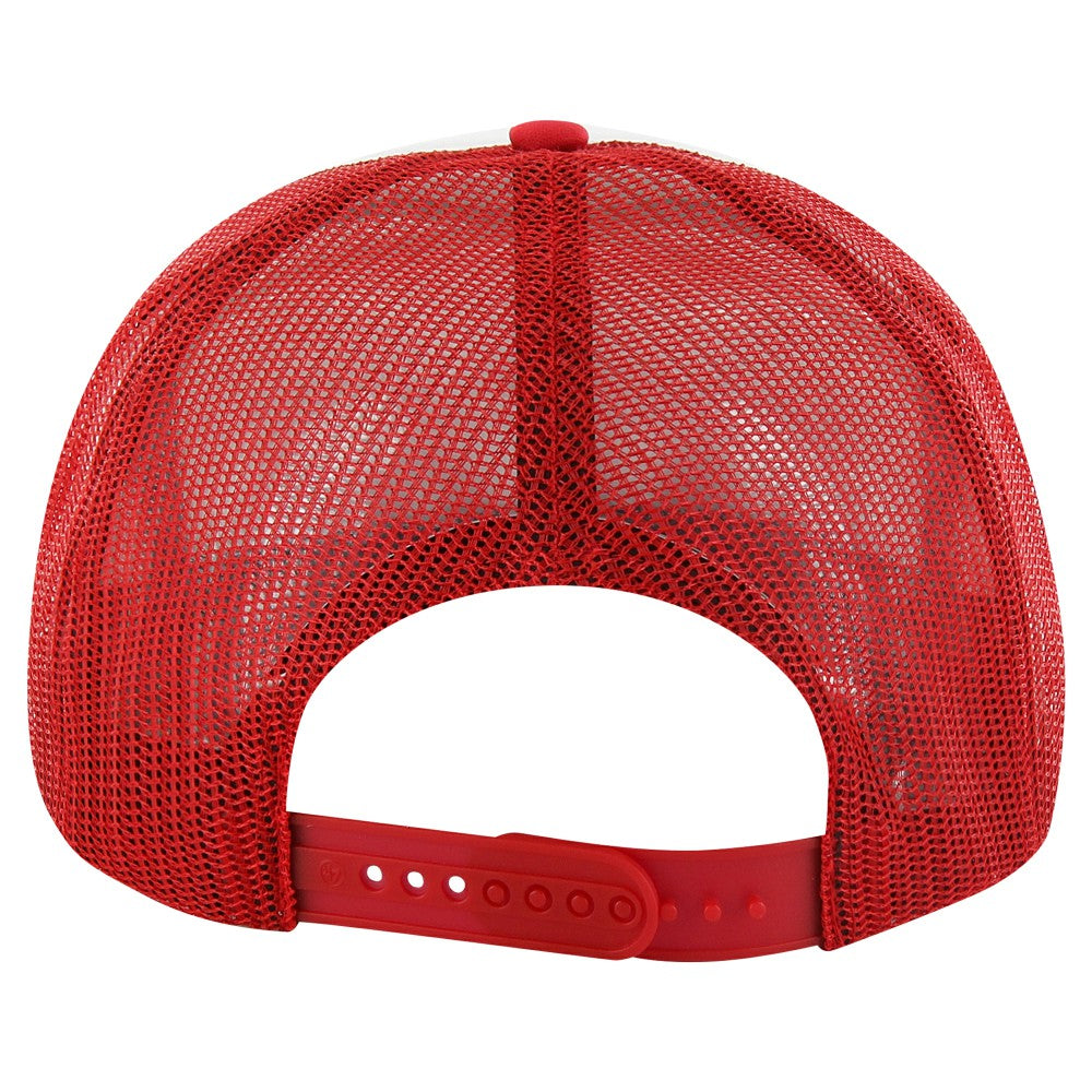 Los Angeles Angels Retro Region Foam Trucker Adjustable Hat Red | 47 brand