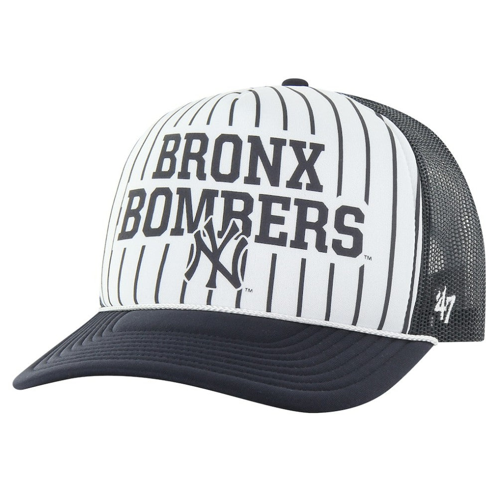 New York Yankees Retro Region Foam Trucker Adjustable Hat Navy | 47 brand