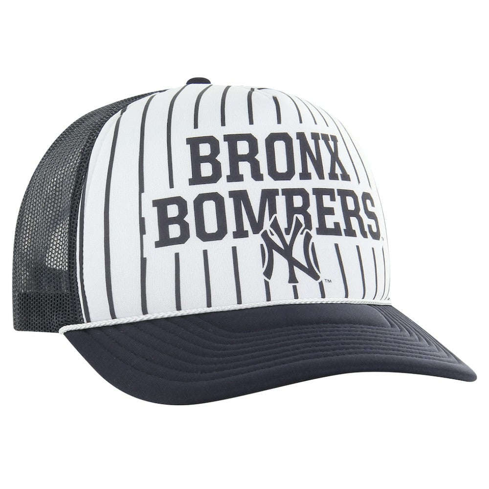 New York Yankees Retro Region Foam Trucker Adjustable Hat Navy | 47 brand