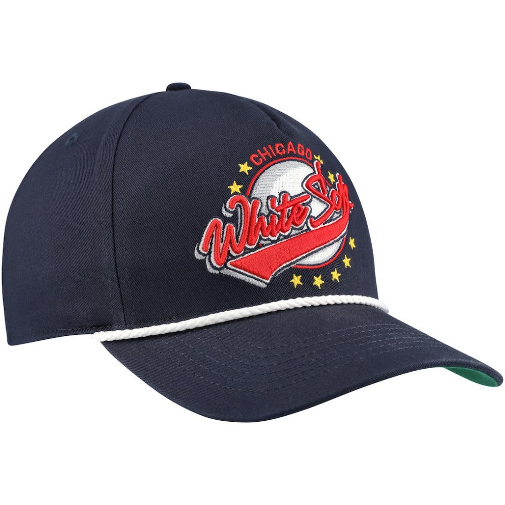 Chicago White Sox Wax Pack Collection Premier Hitch Adjustable Hat Navy | 47 brand