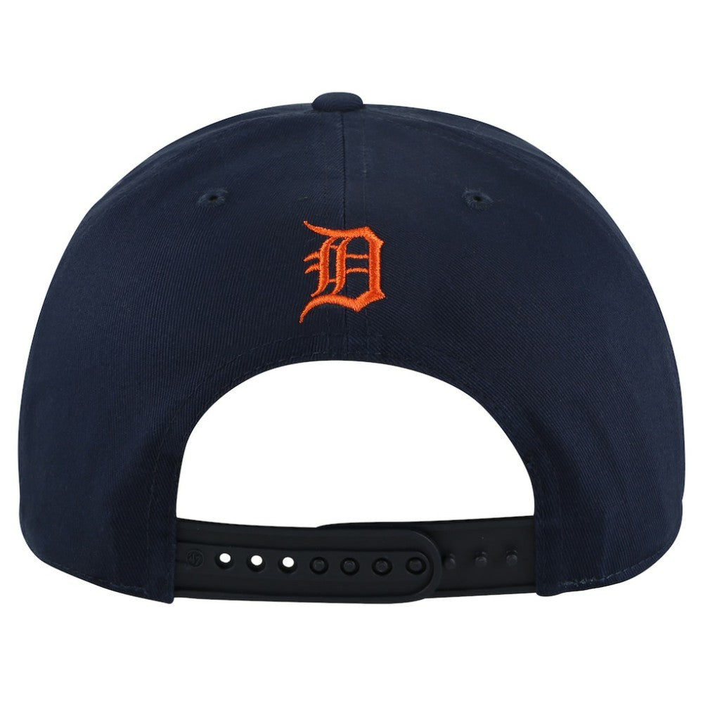 Detroit Tigers Wax Pack Collection Premier Hitch Adjustable Hat Navy | 47 brand