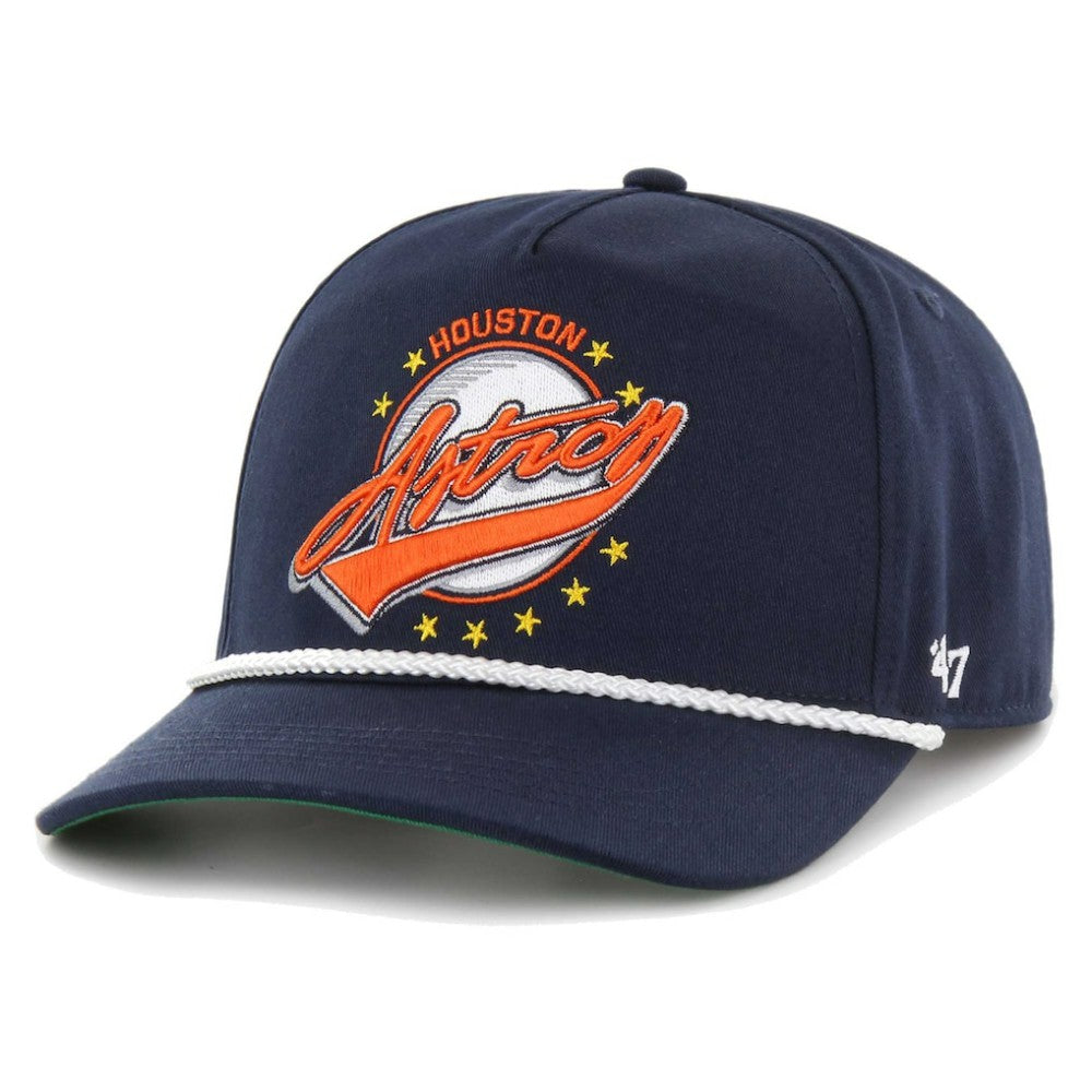 Houston Astros Wax Pack Collection Premier Hitch Adjustable Hat Navy | 47 brand