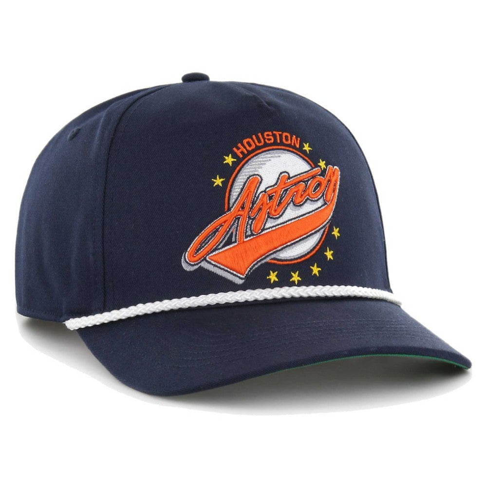 Houston Astros Wax Pack Collection Premier Hitch Adjustable Hat Navy | 47 brand