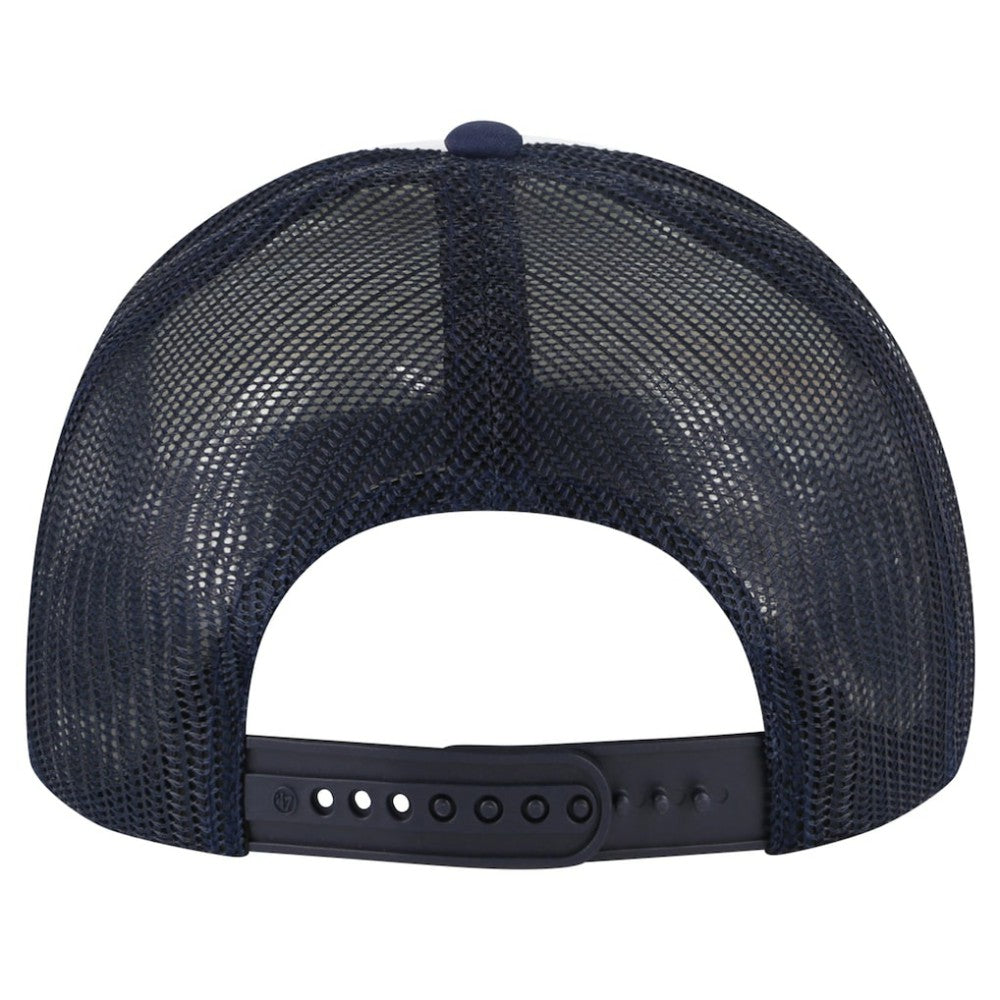 Houston Astros Cooperstown Collection Wax Pack Express Trucker Adjustable Hat White/Navy | 47 brand