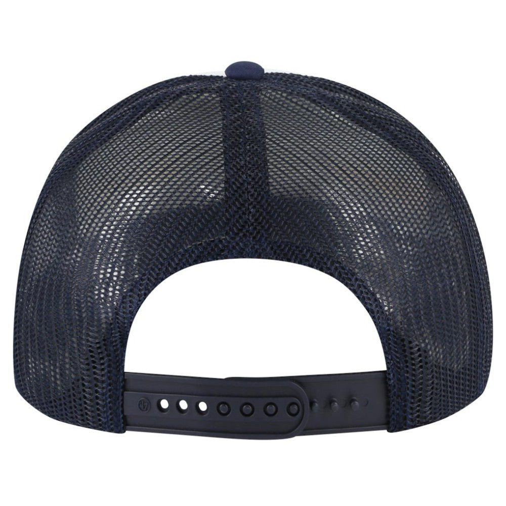 New York Yankees Cooperstown Collection Wax Pack Express Trucker Adjustable Hat White/Navy | 47 brand