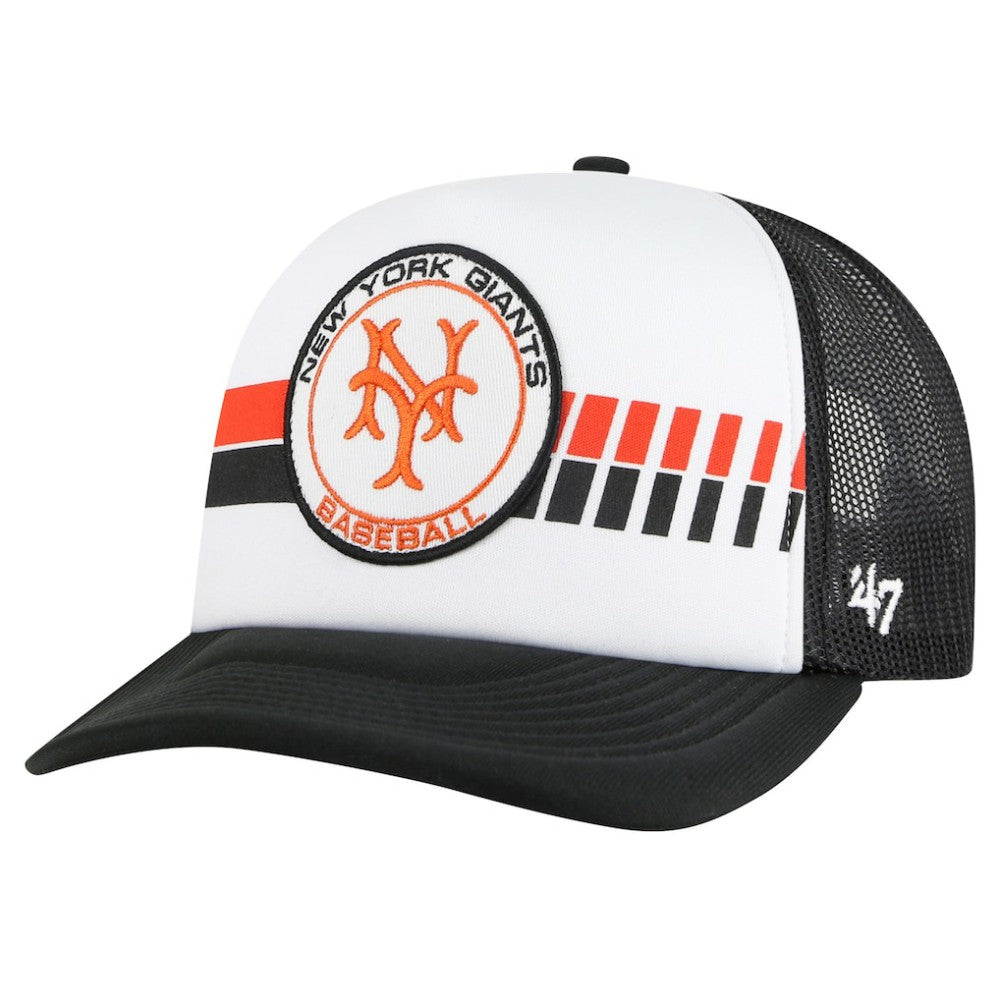 San Francisco Giants Cooperstown Collection Wax Pack Express Trucker Adjustable Hat White/Black | 47 brand