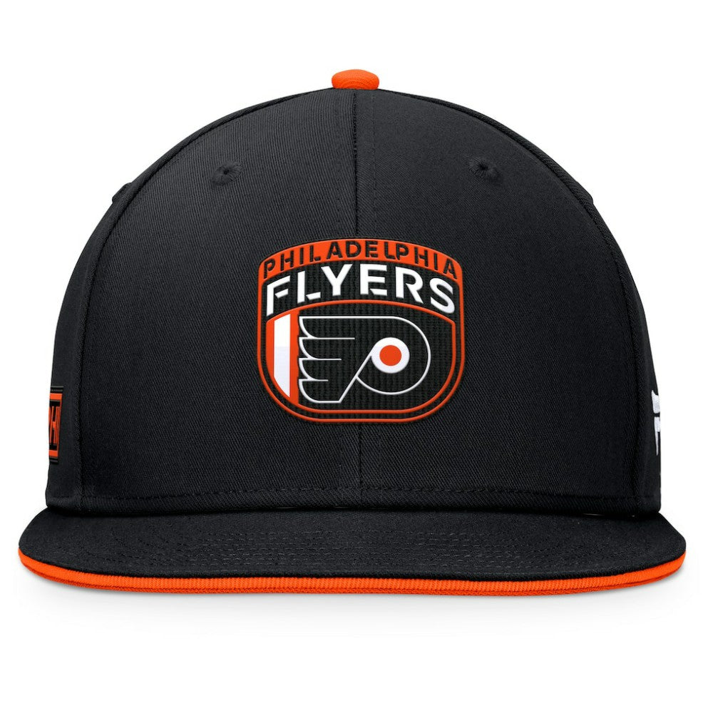 Philadelphia Flyers Fanatics 2024 NHL Draft Snapback Hat Black