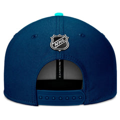 Seattle Kraken Fanatics 2024 NHL Draft Snapback Hat Deep Sea Blue