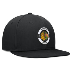 Chicago Blackhawks Fanatics Authentic Pro Training Camp Snapback Hat Black