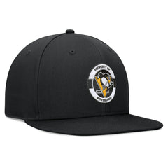 Pittsburgh Penguins Fanatics Authentic Pro Training Camp Snapback Hat Black