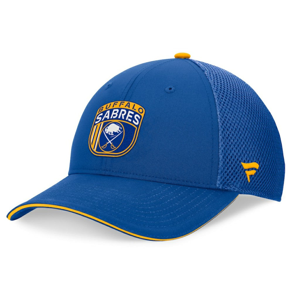 Buffalo Sabres Fanatics 2024 NHL Draft On Stage Trucker Adjustable Hat Royal