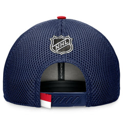 Columbus Blue Jackets Fanatics 2024 NHL Draft On Stage Trucker Adjustable Hat Navy