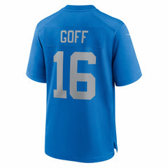 Jared Goff Detroit Lions Alternate Game Jersey - Blue