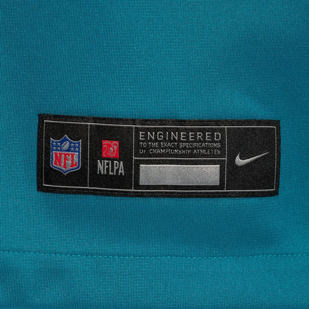 Travis Etienne Jr Jacksonville Jaguars Prowler Throwback Player Game Jersey - Teal