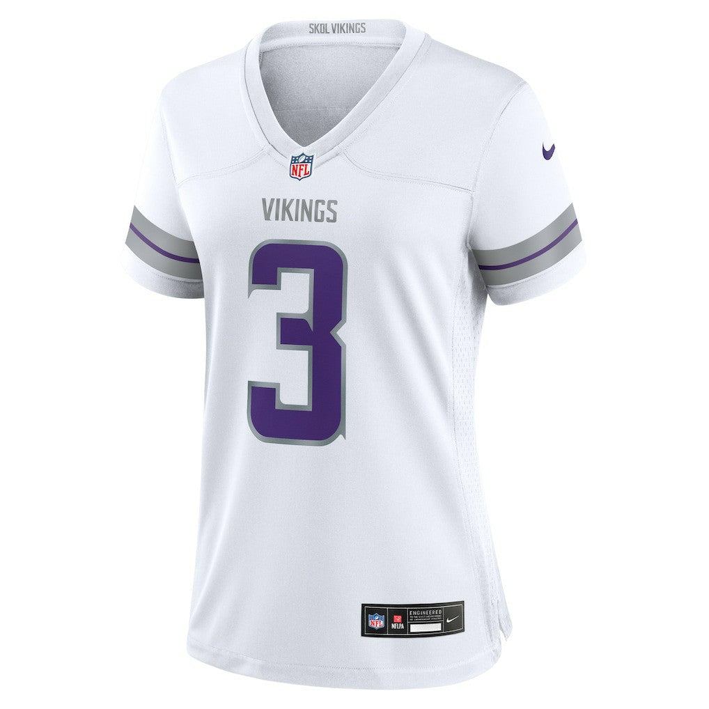 Jordan Addison Minnesota Vikings Women's Alternate Game Player Jersey - White