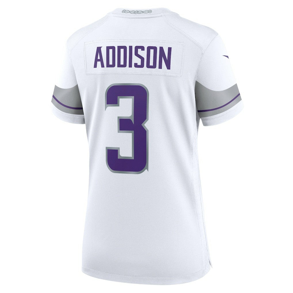 Jordan Addison Minnesota Vikings Women's Alternate Game Player Jersey - White