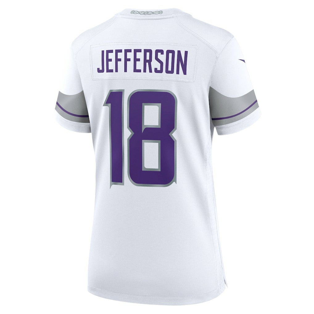 Justin Jefferson Minnesota Vikings Women's Alternate Game Player Jersey - White