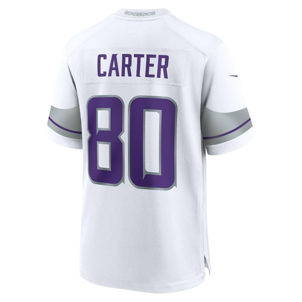 Cris Carter Minnesota Vikings Alternate Retired Player Game Jersey - White