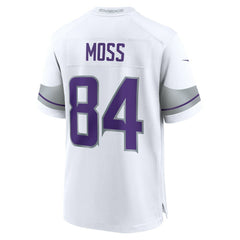 Randy Moss Minnesota Vikings Alternate Retired Player Game Jersey - White