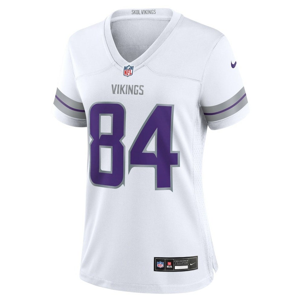 Randy Moss Minnesota Vikings Women's Alternate Retired Player Game Jersey - White