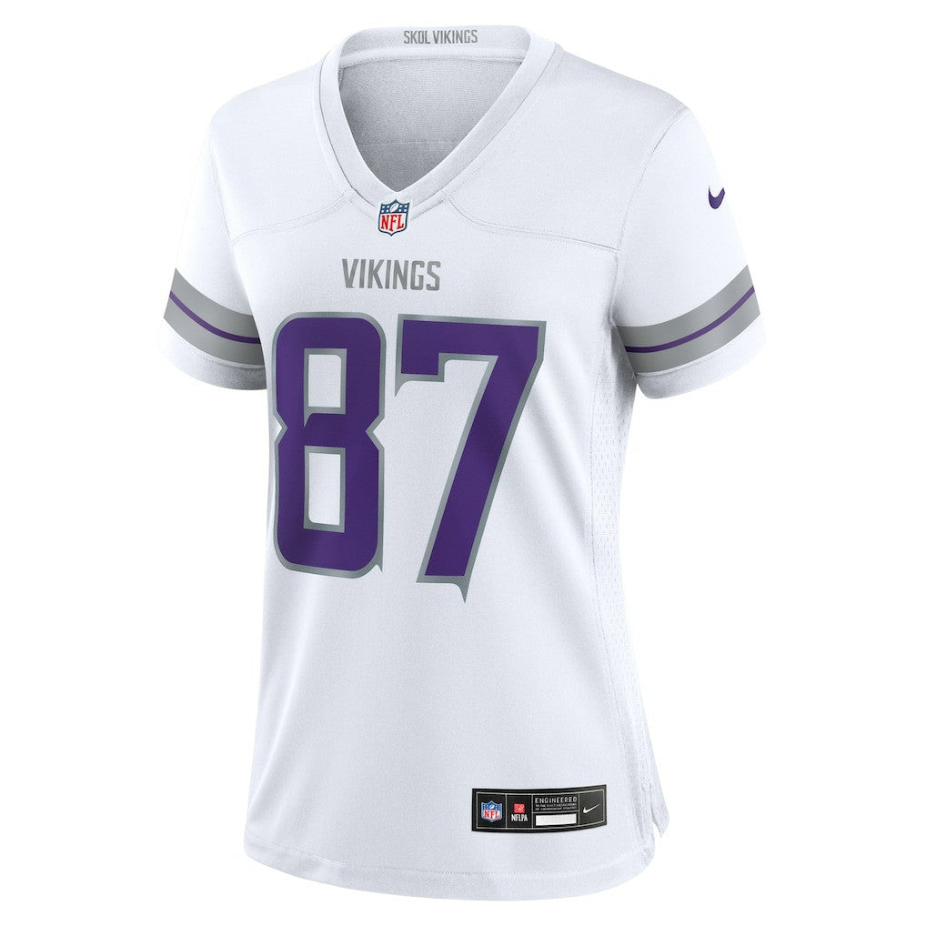 T.J. Hockenson Minnesota Vikings Women's Alternate Game Player Jersey - White