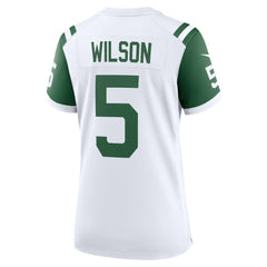 Garrett Wilson New York Jets Women's Classic Alternate Game Jersey - White
