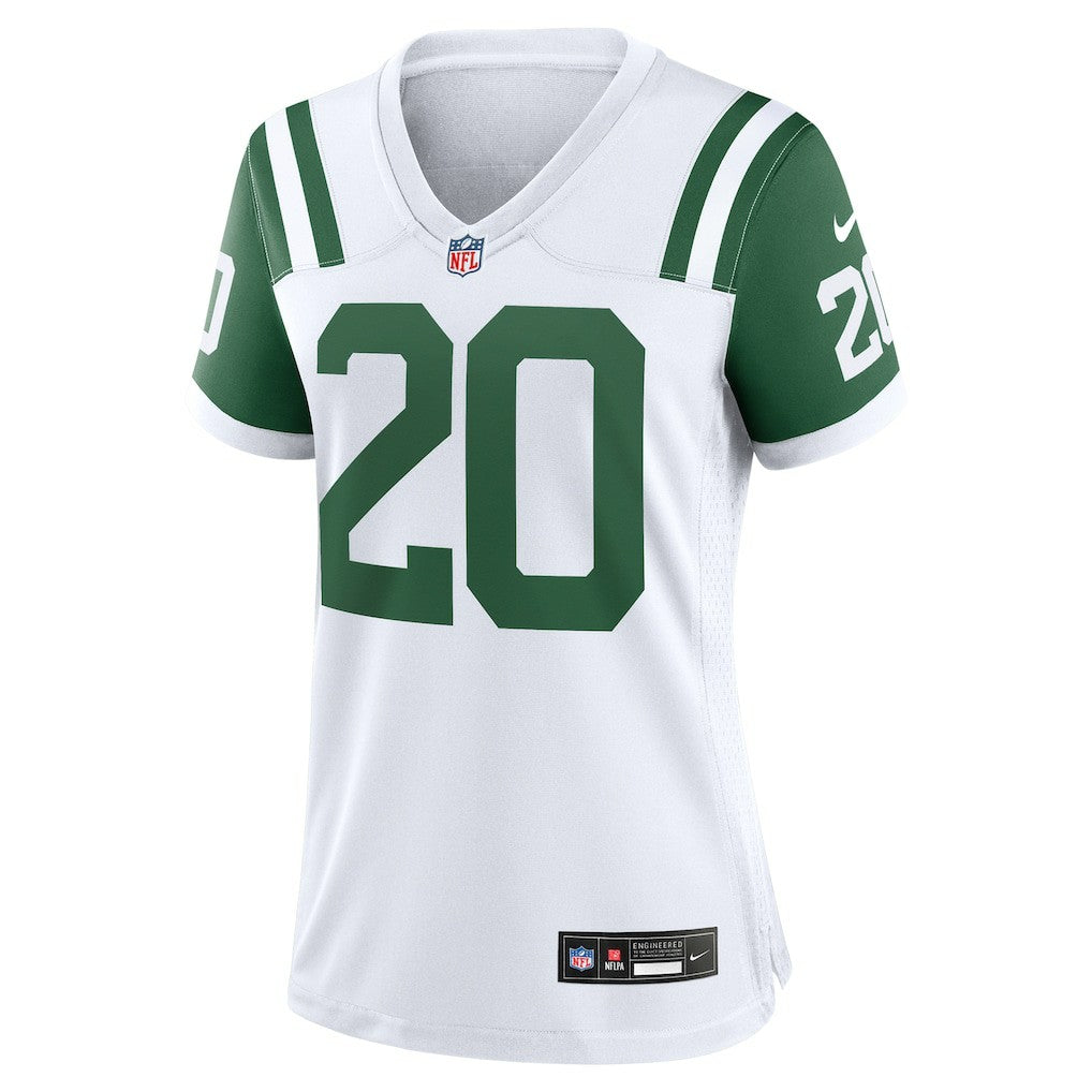 Breece Hall New York Jets Women's Classic Alternate Game Jersey - White
