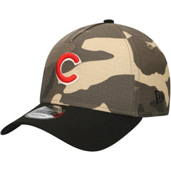 Chicago Cubs Camo Crown A-Frame 9FORTY Adjustable Hat | New Era