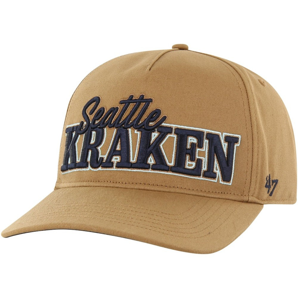 Seattle Kraken '47 Barnes Hitch Adjustable Hat Tan